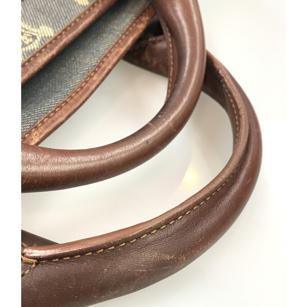 Celine leather Boogie brown trim Bag denim blue - Picture 6 of 6